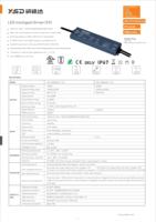 Alimentation LED haut de gamme 5-en-1 à haute efficacité, dimmable Triac, IP67, GF, 200W, 12V/24V, 60W, 100W, 300W pour éclairage