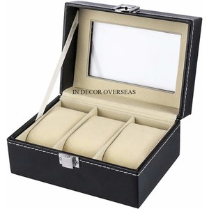 Vente chaude de boîtes de montre en bois de qualité supérieure pour afficher des fournitures d'accessoires de décoration de maison de montres à un prix impressionnant - Product Image 3