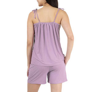 Facile à porter léger écologique femmes haut sans manches et ensemble short meilleur Article 2024 imprimé ensemble femmes haut sans manches - Product Image 3