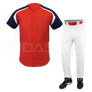 Uniforme de Béisbol Deportivo Informal Personalizado, Uniforme de Béisbol y Sóftbol de la Mejor Calidad con Logotipo Personalizado, Transpirable, Tallas Grandes, Venta al Por Mayor OEM - Product Image 3