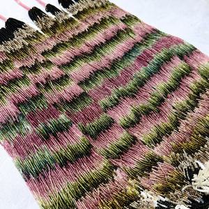 ลูกปัดพลอยทัวร์มาลีน2มม. หลายเส้นลูกปัดทัวร์มาลีนธรรมชาติสำหรับทำเครื่องประดับขายส่งจำนวนมาก - Product Image 4