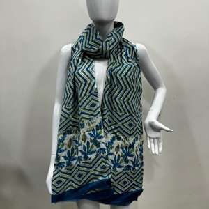 Woman's Stylish Print Dupatta Printed Stole Dupatta Cover <b>Wrap</b> Women Hand Print Designer Cotton Wholesale Scarf Stole Dupatta - Product Image 3