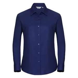 Chemise Oxford à manches longues pour femmes, facile d'entretien, polo promotionnel personnalisé pour le merchandising - Product Image 5