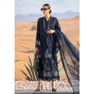 ชุดส่าหรีแบบปากีสถาน ปักลายสวยงาม น้ำหนักเบา 3 ชิ้น ชุดเดรสสำหรับงานเลี้ยงอย่างเป็นทางการสำหรับผู้หญิง สามารถปรับแต่งสี โลโก้ และดีไซน์ได้ตามต้องการ - Product Image 2