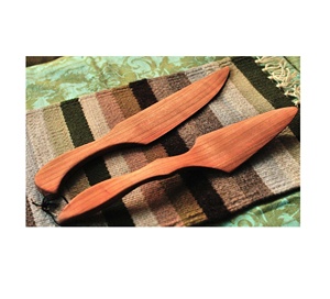Couteau à beurre en bois de haute qualité et couteau à gâteau de mariage produit le plus vendu serveur en bois à bas prix - Product Image 6