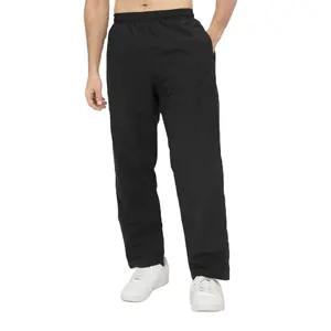 Bas taux de marché vente en gros hommes noir coupe ample microfibre blanc pantalon de jogging à vendre hommes pantalons respirants