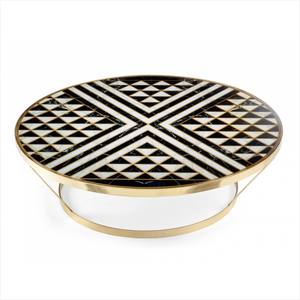 Table basse en marbre avec base en acier inoxydable Meubles de salon décoratifs pour la maison - Product Image 6