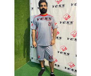 Uniformes de Fútbol Transpirables Personalizados de Alta Calidad al por Mayor, Color Azul, Ropa Deportiva para Hombre, Conjunto de Uniformes de Fútbol para Equipo, Servicio OEM - Product Image 3