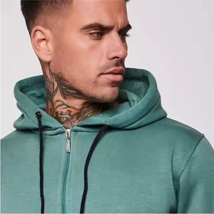 Men's Full Zip Athletic Track Suits 2-Piece Long Sleeve Sweat Outfits for Active Sports Winter Sports Sets - Product Image 3