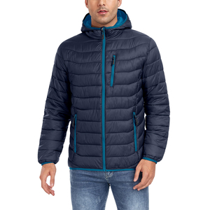 Chaqueta Acolchada Impermeable y Cortavientos de Alta Calidad para Hombre, Estilo Casual, Cuello Alto, Diseño Sólido, para Exteriores, 2026 - Product Image 2