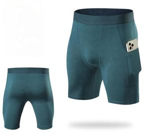 Shorts de gymnastique de compression de taille élastique de couleur extensible personnalisés en gros les plus vendus à vendre - Product Image 3