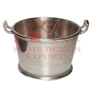 Grand seau à glace en aluminium pour boissons Cuvette à vendre Seau à glace à champagne nickelé de qualité supérieure pour bar et fête/métal - Product Image 4