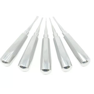 Élévateurs de racines apicales dentaires en acier inoxydable de qualité supérieure O.R Ensemble de 5 instruments chirurgicaux à luxation manuelle - Product Image 1