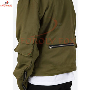 Chaqueta de carga para hombre de servicio OEM, chaqueta con capucha multibolsillos, chaqueta de carga cortavientos con función masculina para hombre - Product Image 5