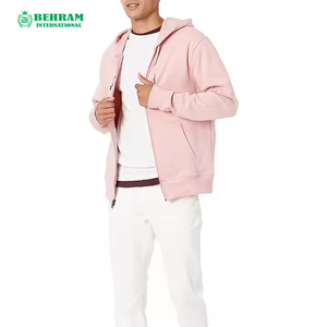 Sweat-shirts à fermeture éclair confortables pour hommes, grandes tailles, réversibles, pour l'hiver, respirants, séchage rapide, 100% coton polaire/éponge française - Product Image 4