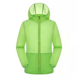 Veste coupe-vent légère à capuche, protection solaire printemps-été, fermeture éclair fine, vêtements décontractés pour l'extérieur, pour hommes et femmes - Product Image 2