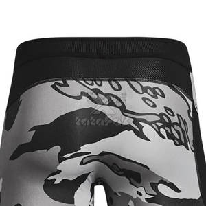 Breathable Elastic Waist Custom Made <b>Compression</b> <b>Shorts</b> with Pattern for <b>Men</b> Gym Fitness Best Selling - Product Image 3