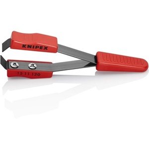 Pinzas para pelar pintura KNIPEX, longitud total 120 mm, capacidad de pelado 0,6 mm, herramientas manuales de jardín - Product Image 3