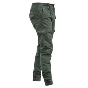 Pantalones cargo ajustados para hombre con diseño táctico y bolsillos adicionales, ideales para exteriores informales y suministro al por mayor. - Product Image 1
