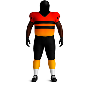 Uniformes de fútbol americano personalizados profesionales | Conjunto de Jersey y pantalones sublimados - Product Image 1