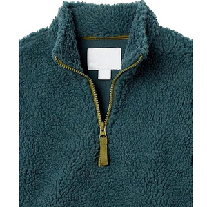 Veste vintage en toile à col montant, à fermeture éclair intégrale, à manches longues, avec logo personnalisé en gros, pour hommes adultes - Product Image 2