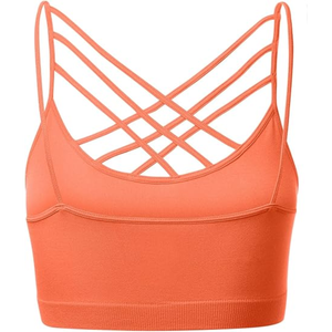 Soutien-gorge de sport dos nu haut élastique sans couture Yoga soutien-gorge de sport pour les femmes, nouveauté 2025 - Product Image 2