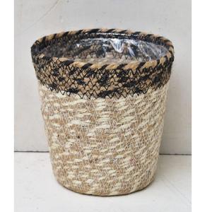 Customized Wholesale Bathroom Storage <b>Basket</b> Hand Woven Rattan <b>Jute</b> Seagrass Laundry <b>Basket</b> from Bangladesh - Product Image 5