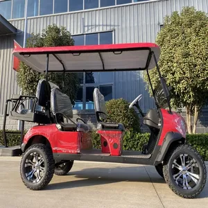 Beautiful Mold Powerful Engine 4 Seater Cool Adult Golf Electric Cart Cool Off-road