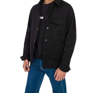 Veste en jean décontractée de style tendance pour hommes, veste en denim déchirée, veste de camionneur - Product Image 1