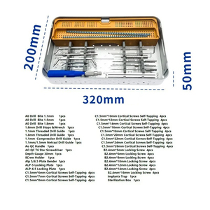 Conjunto de Instrumentos Mínimamente Invasivos para Cirugía de Columna Vertebral con Tornillos y Varillas, Instrumentos Médicos Ortopédicos - Product Image 1