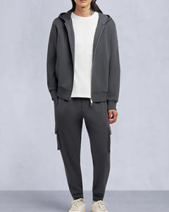 Sweat à capuche zippé pour homme, vêtement de sport durable, coupe moderne, tissu doux et chaud, vêtements d'hiver de luxe, coupe décontractée - Product Image 1