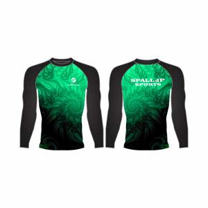 Rashguard de Manga Larga de la Mejor Calidad para Hombre, Logotipo Personalizado, Material Transpirable para Entrenamiento - Product Image 4