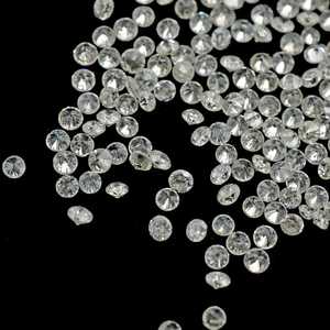 เพชรธรรมชาติ3มม. F/G VVS เพชรกะรัตเพชรขัดขาวทรงกลมเจียระไนเพชรระยะประชิด0.1CT - Product Image 4