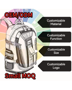 Sac à dos de randonnée en nylon durable, capacité 30-40L, couleur/logo personnalisé, sac de sport de grande capacité, sacs de sport pour la salle de sport - Product Image 6