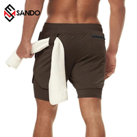 Pantalones Cortos Deportivos Personalizados con Logotipo para Hombre y Mujer, Ecológicos, de Algodón, Poliéster y Elastano, Suaves, con Patrón Sólido, Cintura Elástica Informal