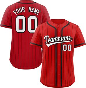 Camiseta de béisbol de corte atlético con botones personalizada, camiseta de softball de malla de secado rápido, aparejos de control de humedad, sarga, ropa deportiva de talla grande - Product Image 1