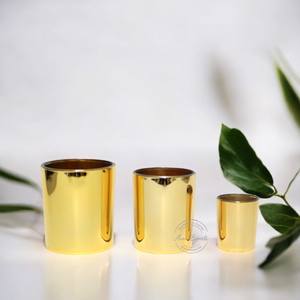 Vaso de vela de tamaño y diseño personalizado, recipiente de vela de tamaño pequeño con tapa, tarro de vela colorido, recipiente de vela - Product Image 5