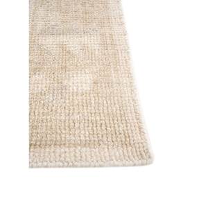 Alfombras Clásicas de Lana de Tomillo Color Marfil Anudadas a Mano PKWL-8043 para Sala de Estar, Dormitorio, Estilo Tabriz con Medallón Hecho a Mano para Adolescentes - Product Image 4