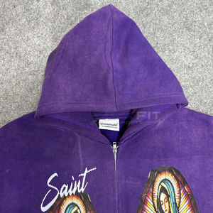 Conception personnalisée préfet coupe sweat à capuche zippé le plus demandé imprimé numérique 100% coton solide fabriqué en usine pas cher prix hommes - Product Image 6