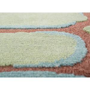 Alfombras de Lana Anudadas a Mano Jaanwar en Rojo y Naranja AIWL-7035 para Uso Doméstico - Product Image 3