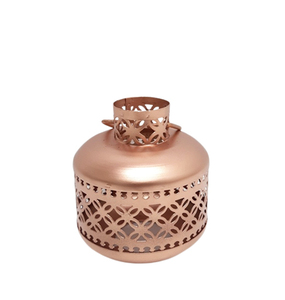 Dernière lanterne décorative à bougie en métal en fer avec finition dorée en vrac fait à la main pour la décoration de Noël de mariage à la maison - Product Image 4