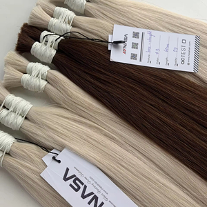 ผมแท้เวียดนาม100กรัมผมตรงสีอ่อนขนาด18นิ้ว - Product Image 1
