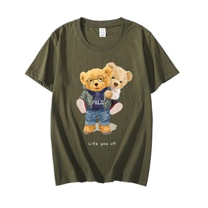 T-shirt personnalisé en coton de haute qualité pour hommes impression de t-shirts épais vierges t-shirts pour hommes - Product Image 4