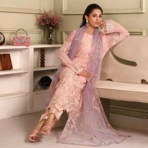 Más vendidos Ramsha bordado gasa colección Vol F27 elegante indio pakistaní vestidos de fiesta para mujeres - Product Image 3