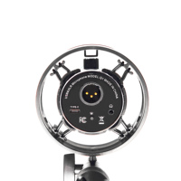Microphone USB dynamique Simplefly Type C à directivité cardioïde RGB filaire pour diffusion en direct, enregistrement, mobile, ordinateur, bureau, métal