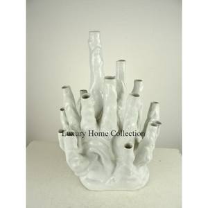 Modern Luxurious Look Metal <b>Flower</b> <b>Vase</b> <b>Black</b> Color Powder Coated and Gold Color Neck Set of 7 <b>Flower</b> Pot and <b>Vase</b> for Tabletop - Product Image 3