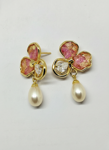 Pendientes Elegantes de Imitación de Perla Chapados en Oro de 18k para Mujer, Moda 2026, Venta al por Mayor - Product Image 3