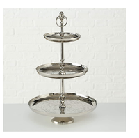 Présentoir à gâteau en aluminium de 10 pouces présentoir à dessert de gâteau d'anniversaire de mariage et utilisation à la main au meilleur prix
