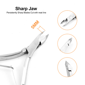 Cortaúñas Profesional de Acero Inoxidable Curvo con Logotipo Personalizado de Alta Calidad, Herramientas de Uñas Duraderas Personalizadas OEM para Dedos - Product Image 2