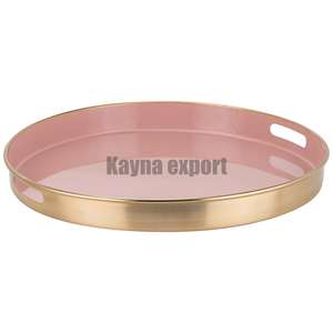 Nuevo último diseño, decoración de mesa de Metal elegante, hoteles y restaurantes, bandeja decorativa para servir comida artesanal - Product Image 6